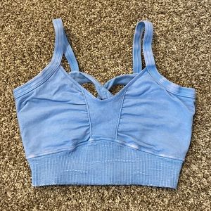 Free People Movement Good Karma Scoop Neck Clear Breeze M/L